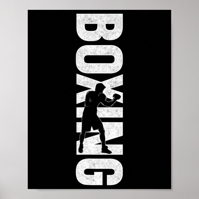Affiche Boxe Boxe Vintage 4 (Devant)