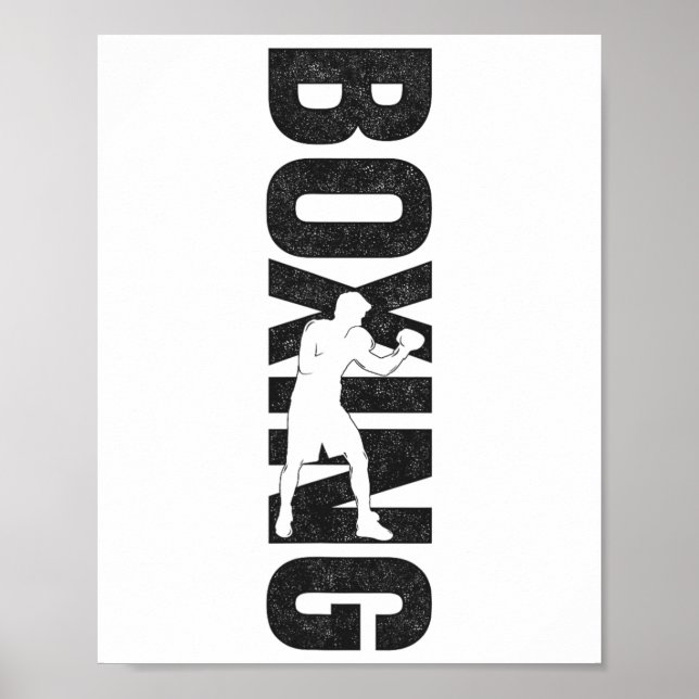 Affiche Boxe Boxe Vintage 6  (Devant)