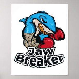 Affiche Boxe de briseur de mâchoires de requin