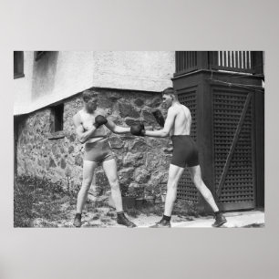 Affiche Boxe de jardin : 1912