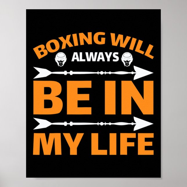 Affiche Boxe de kickboxing Muay Thai  (Devant)
