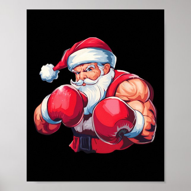 Affiche Boxe de Noël Boxer de Noël Boxer Xm (Devant)