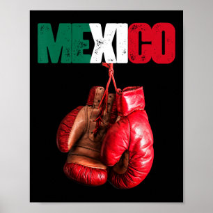 Affiche Boxe drôle - I Love Boxing Mexique
