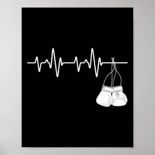 Affiche Boxe Heartbeat - Boxer Lover Boxer Boxer F