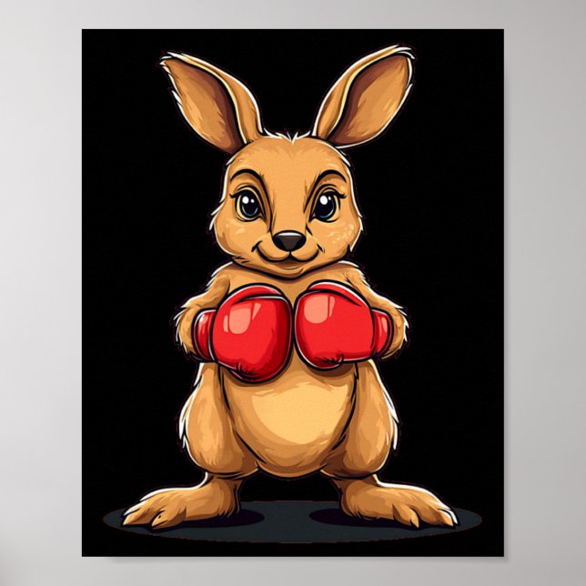 Affiche Boxe Kangaroo Pour Un Coup De Fil (Devant)
