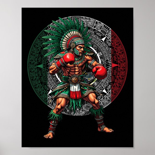 Affiche Boxe mexicaine (Devant)