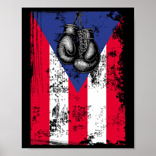 Affiche Boxe Porto Rico