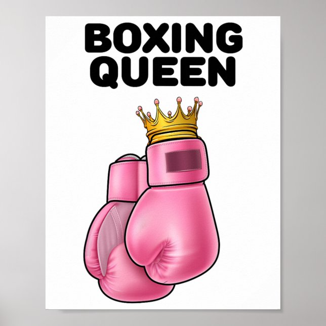 Affiche Boxe Queen Femen Boxing Girls Boxer Boxer 1 (Devant)