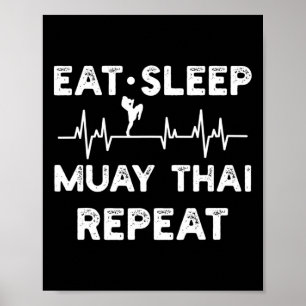 Affiche Boxe thaïlandaise Muay Thai Kickboxing _1