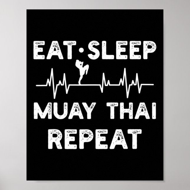Affiche Boxe thaïlandaise Muay Thai Kickboxing _1  (Devant)