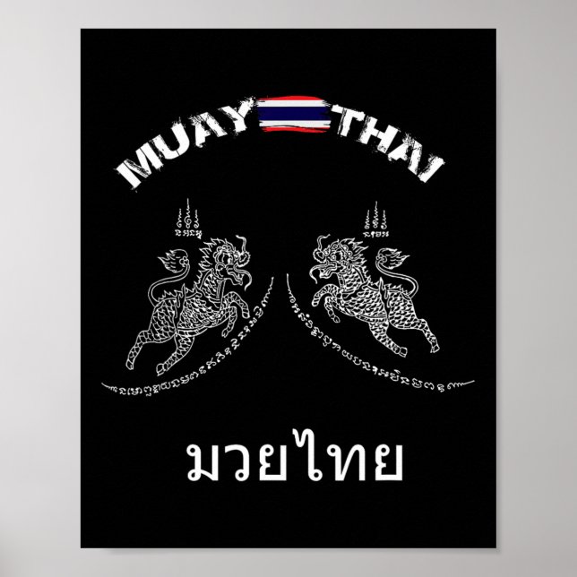 Affiche Boxe thaïlandaise Muay Thai Thaïlande _1  (Devant)