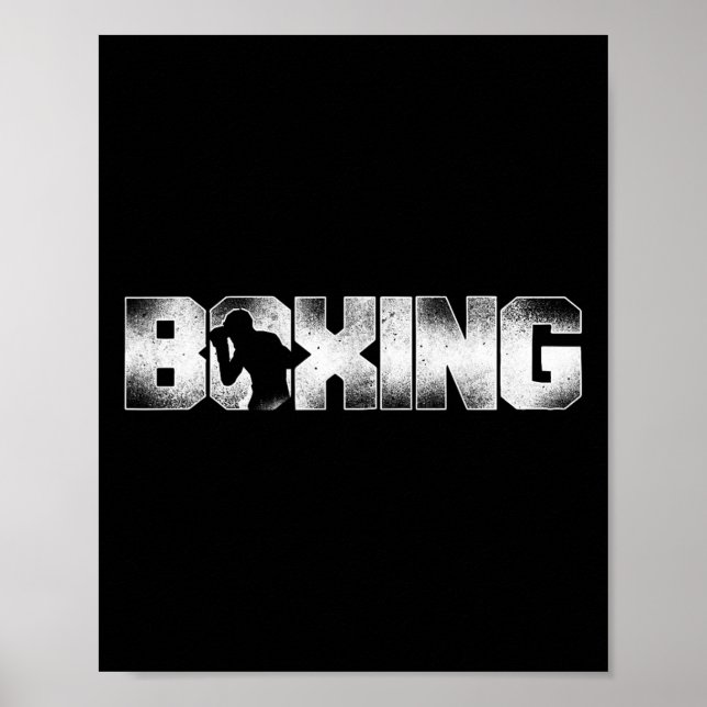 Affiche Boxe Vintage (Devant)