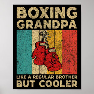Affiche Boxer à boîte Vintage pour mari