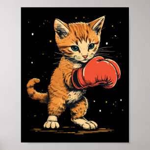 Affiche Boxer Chat Sur Boxer Hommes Femmes Enfants