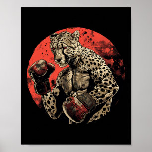Affiche Boxer Cheetah Boxer