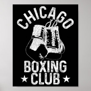 Affiche Boxer Chicago Vintage Boxer Club