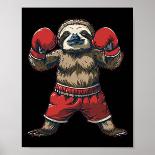 Affiche Boxer Gants de boxe de l'amant de la fentes Kickbo