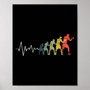Affiche Boxer Heartbeat Boxer Fight Love