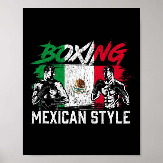 Affiche Boxer Mexicain Boxer (Devant)
