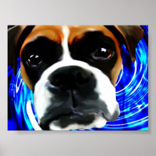 Affiche boxeur fou