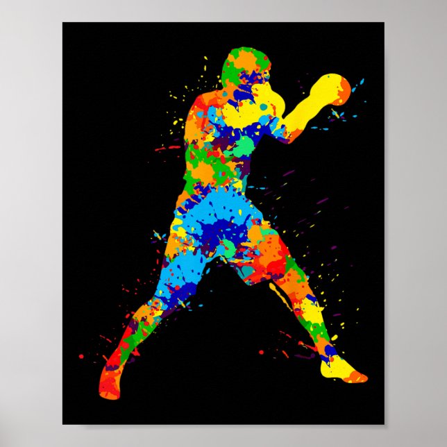 Affiche Boxing Boxer Boys Kids Men  (Devant)