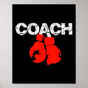 Affiche Boxing Coach Définition Boxing Trainer Boxing Coac