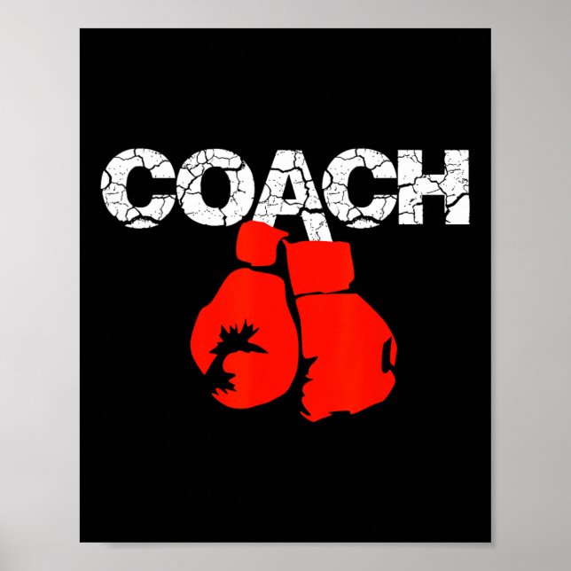 Affiche Boxing Coach Définition Boxing Trainer Boxing Coac (Devant)