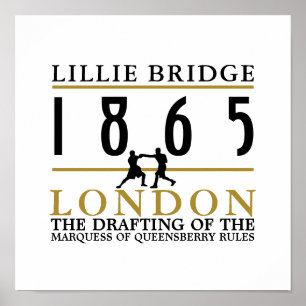 Affiche Boxing Fight, Queensberry Rules