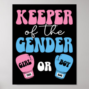 Affiche Boxing Genre Reveal Idea Party Keeper Du Gend