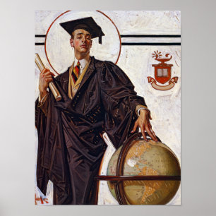 Affiche Boy Graduate, 1920 par Joseph Christian Leyendecke