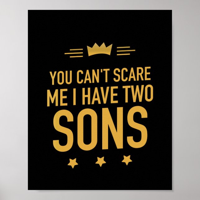 Affiche Boy son Funny mothers day gift for mother her mom (Devant)