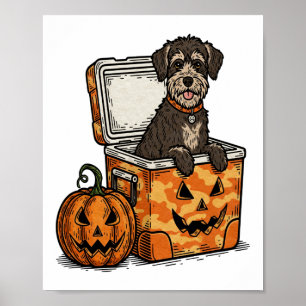 Affiche Boykin Spaniel Halloween
