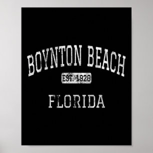 Affiche Boynton Beach Floride Fl Vintage