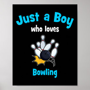 Affiche Boys Bowling Shirt Kids Bowling
