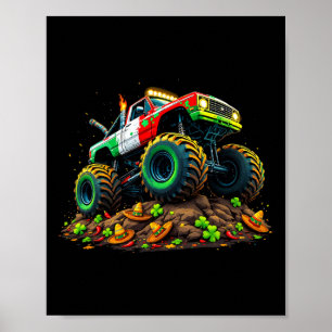 Affiche Boys Cinco De Mayo Toddler Lucky Monster Truck
