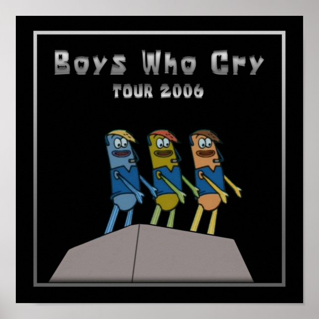 Affiche Boys Who Cry Tour (Devant)