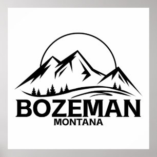 Affiche Bozeman, Montana