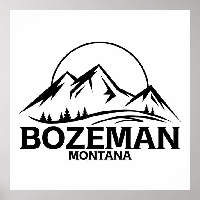 Affiche Bozeman, Montana (Devant)