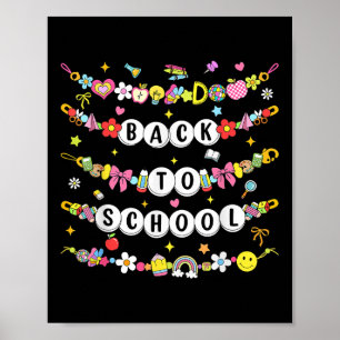 Affiche Bracelet Bon Retour à l'École Premier Jour d'École