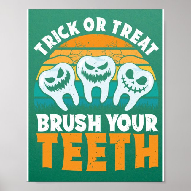 Affiche Bracelet ou traitement Bricoler vos dents Dentist  (Devant)
