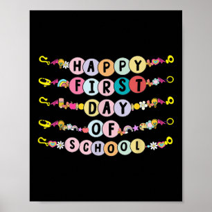 Affiche Bracelets d'amitié pour enfants pour le premier jo