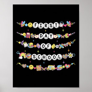Affiche Bracelets de l'amitié pour le premier jour d'école