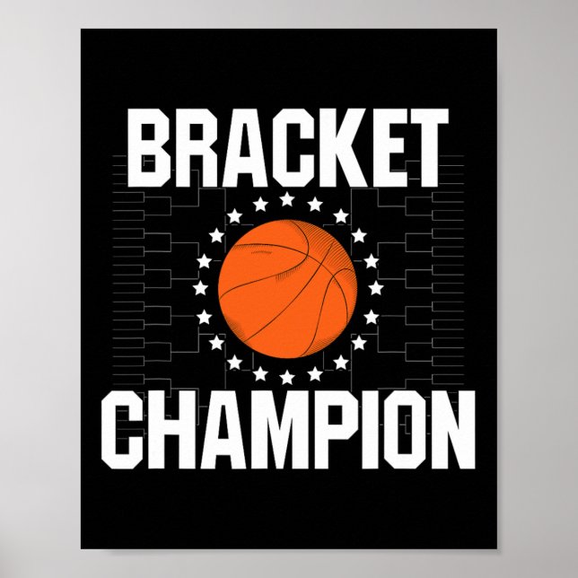 Affiche Bracket Champion College Bysketbyll Tournament Gif (Devant)