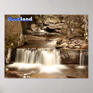 Affiche Bracklinn Falls, Perthshire, Écosse