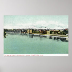 Affiche Bradford Bridge Vue du front de mer