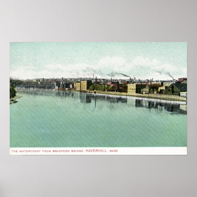 Affiche Bradford Bridge Vue du front de mer (Devant)