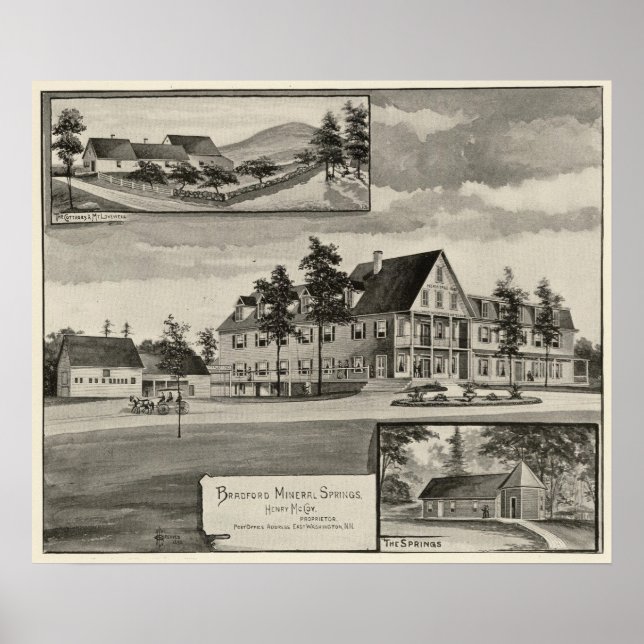 Affiche Bradford Mineral Springs (Devant)