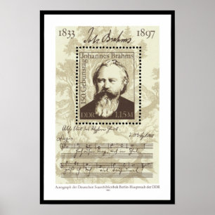 Affiche Brahms