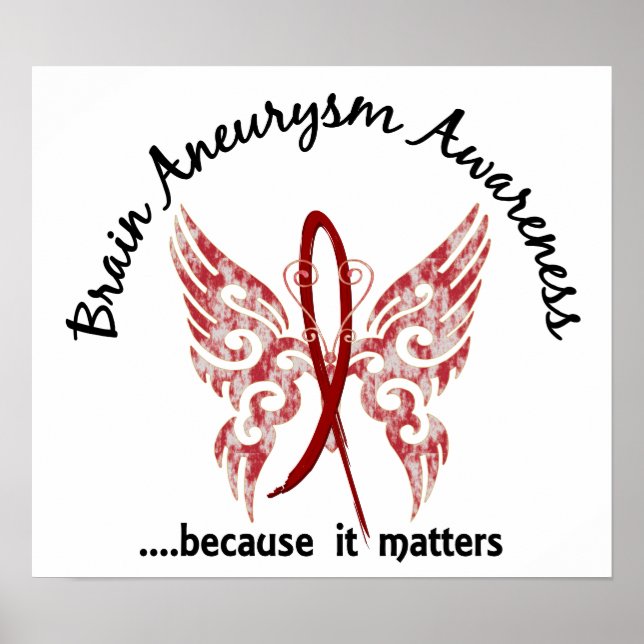 Affiche Brain Aneurysm Butterfly 6.1 (Devant)