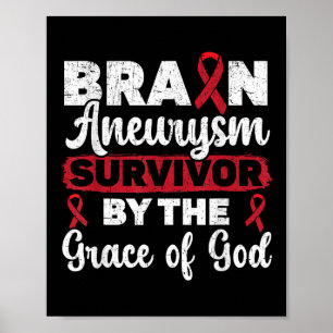 Affiche Brain Aneurysm Survivor Medical Condition Aneurysm